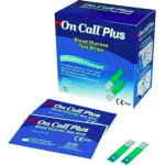 On call Plus Glucometer with 10 Strips