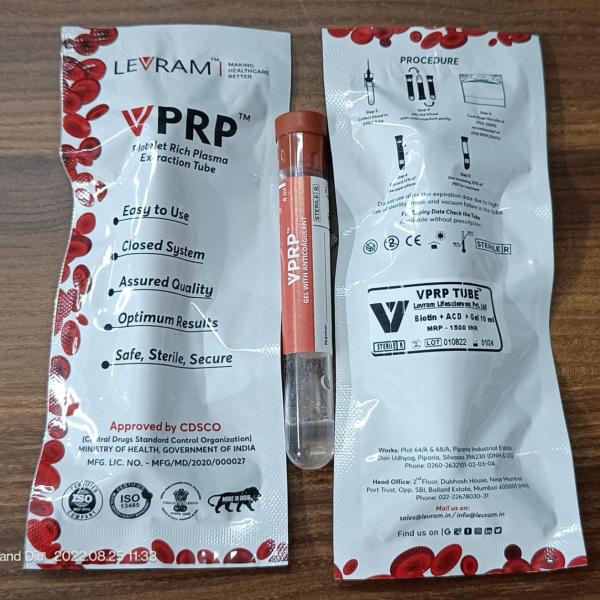 PRP Tube with ACD Gel & Biotin